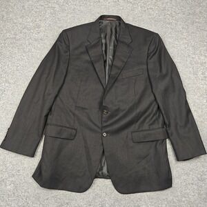 Hickey Freeman Blazer Mens 44 Gray Wool Suit Jacket Loro Piana Nordstrom USA